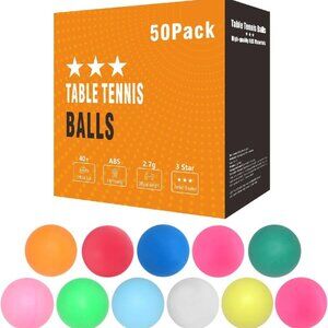 3 Star Ping Pong Balls - Multi - colored /High Performance ABS Table Tennis Ball